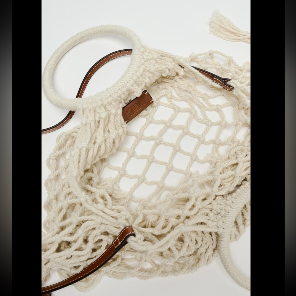 MACRAMÉ SHOPPER BAG - Picture 7 of 9